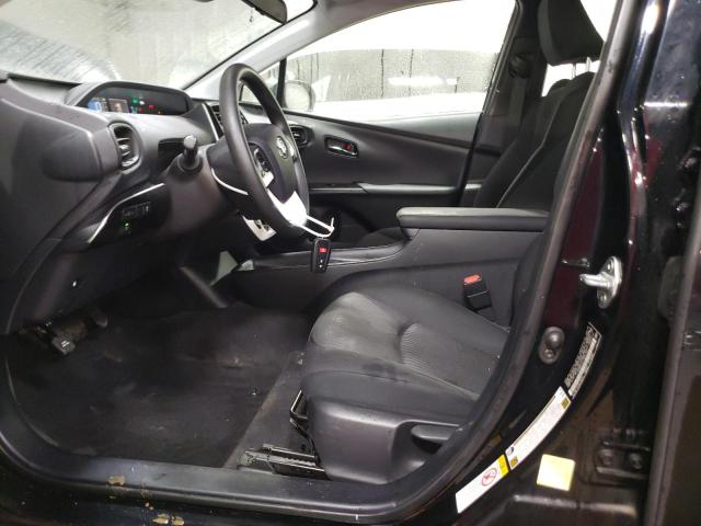 JTDKBRFU0J3600762 - 2018 TOYOTA PRIUS შავი ფოტო 7