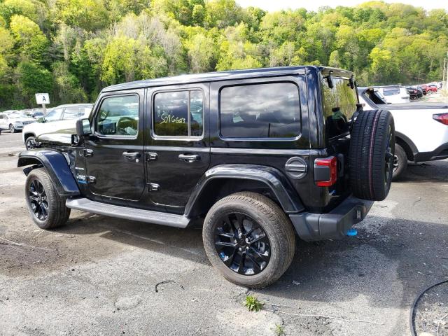 1C4JJXP60NW234566 - 2022 JEEP WRANGLER U SAHARA 4XE BLACK photo 2