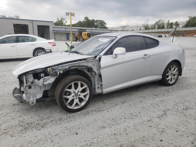 KMHHN66F38U289880 - 2008 HYUNDAI TIBURON GT SILVER photo 1