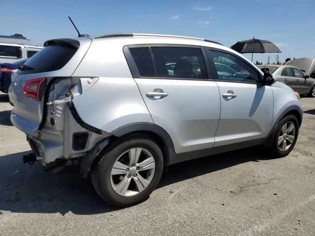 KNDPB3A26C7290380 - 2012 KIA SPORTAGE BASE SILVER photo 3