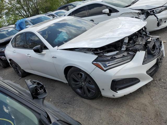 19UUB6F54NA001611 - 2022 ACURA TLX TECH A WHITE photo 4