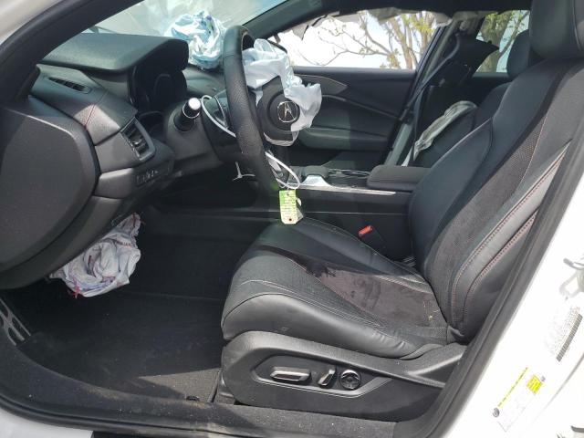 19UUB6F54NA001611 - 2022 ACURA TLX TECH A WHITE photo 7