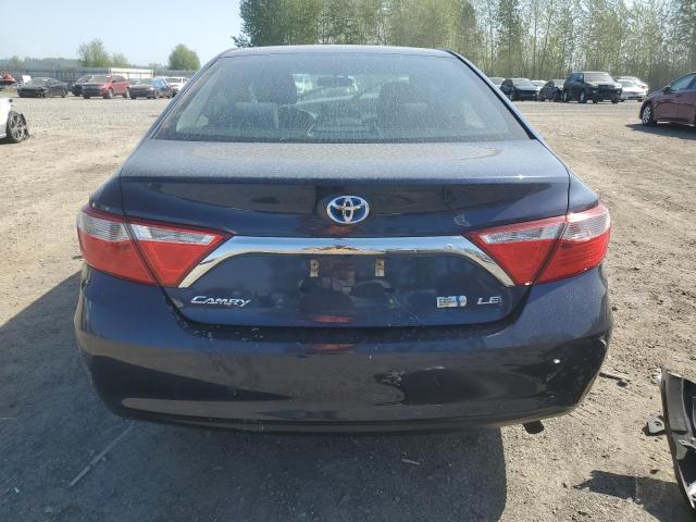 4T1BD1FK3FU174699 - 2015 TOYOTA CAMRY HYBRID BLUE photo 6