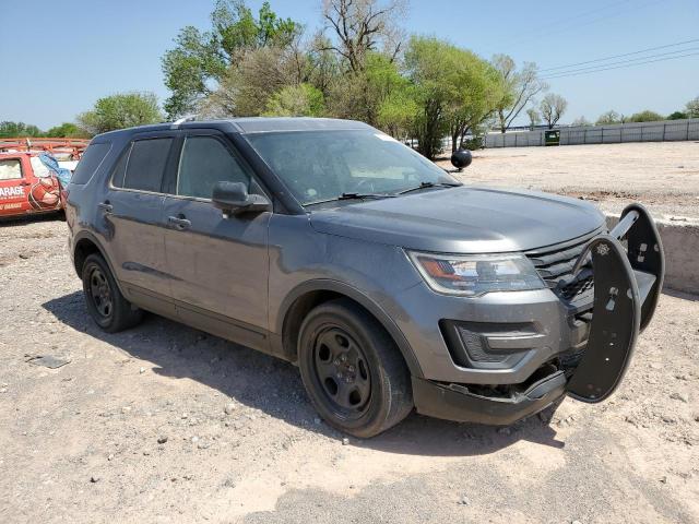 1FM5K8AR0HGE30329 - 2017 FORD EXPLORER POLICE INTERCEPTOR 灰色 照片 4