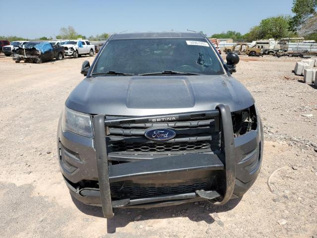 1FM5K8AR0HGE30329 - 2017 FORD EXPLORER POLICE INTERCEPTOR 灰色 照片 5