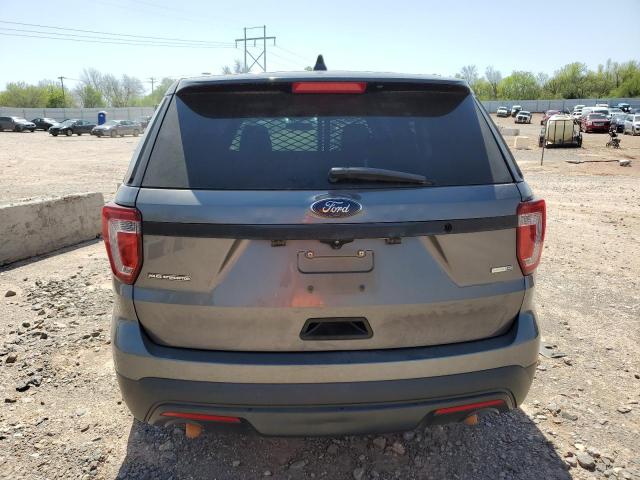 1FM5K8AR0HGE30329 - 2017 FORD EXPLORER POLICE INTERCEPTOR 灰色 照片 6
