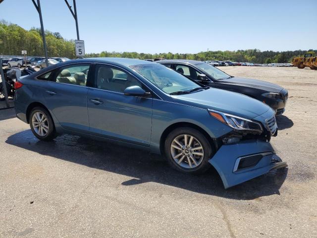 5NPE24AF9HH474764 - 2017 HYUNDAI SONATA SE BLUE photo 4