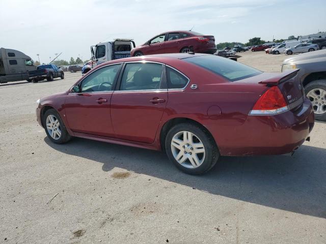 2G1WC57M091238805 - 2009 CHEVROLET IMPALA 2LT BURGUNDY photo 2