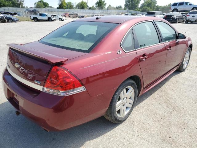 2G1WC57M091238805 - 2009 CHEVROLET IMPALA 2LT BURGUNDY photo 3