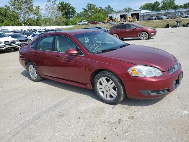 2G1WC57M091238805 - 2009 CHEVROLET IMPALA 2LT BURGUNDY photo 4