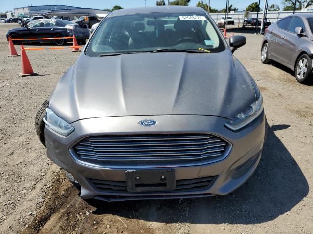 3FA6P0UUXER275942 - 2014 FORD FUSION S HYBRID GRAY photo 5