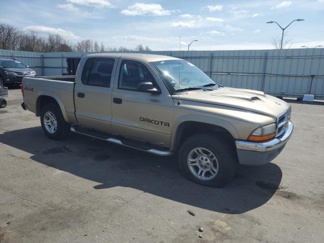 1D7HG48N33S291159 - 2003 DODGE DAKOTA QUAD SLT GOLD photo 4