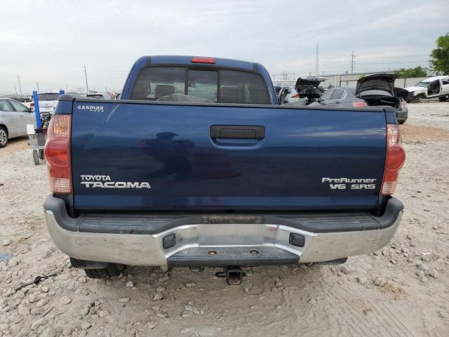 5TETU62N28Z583342 - 2008 TOYOTA TACOMA PRERUNNER ACCESS CAB BLUE photo 6