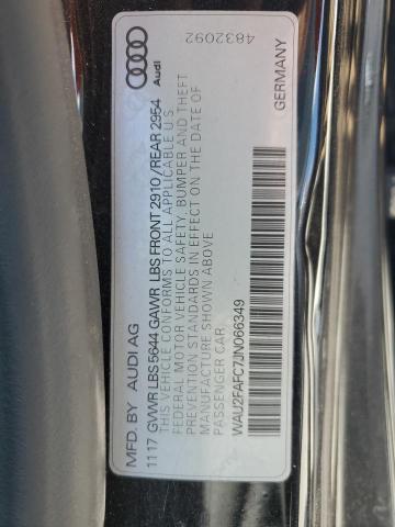 WAU2FAFC7JN066349 - 2018 AUDI S7 PRESTIGE BLACK photo 13