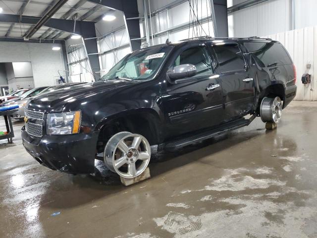 1GNSKJE75DR148345 - 2013 CHEVROLET SUBURBAN K1500 LT BLACK photo 1