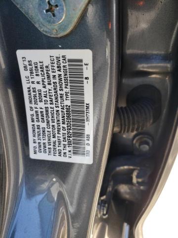 19XFB2F93DE068862 - 2013 HONDA CIVIC EXL CHARCOAL photo 12