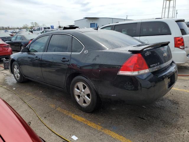 2G1WT58N081281305 - 2008 CHEVROLET IMPALA LT BLACK photo 2