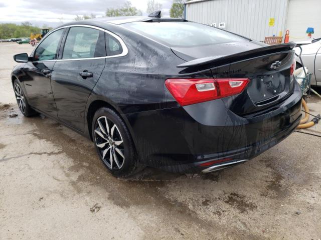 1G1ZG5ST7NF102027 - 2022 CHEVROLET MALIBU RS შავი ფოტო 2