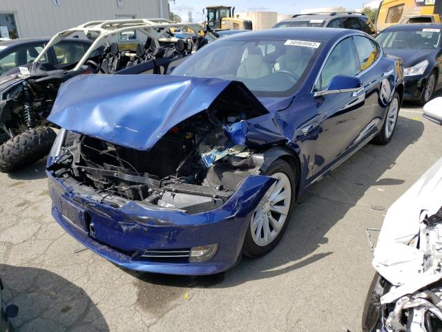 5YJSA1E29KF335865 - 2019 TESLA MODEL S Mavi foto 1