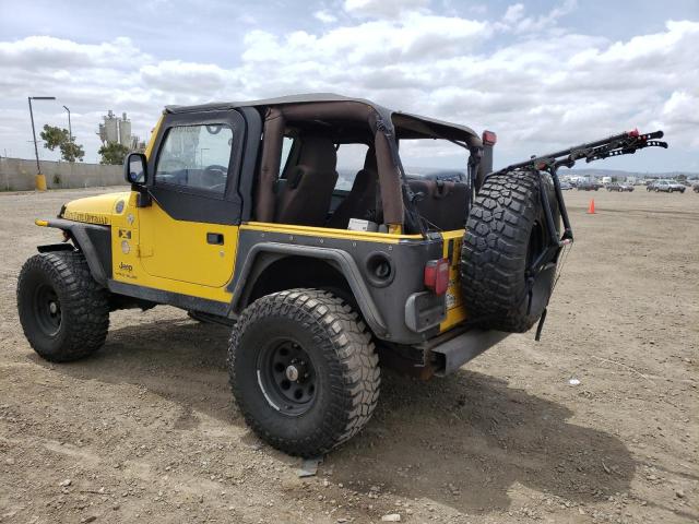 1J4FA39S03P375650 - 2003 JEEP WRANGLER COMMANDO YELLOW photo 2