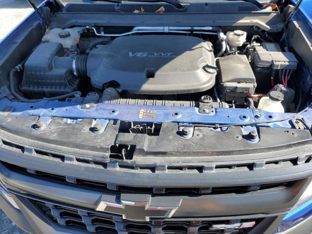 1GCGTEEN6L1133626 - 2020 CHEVROLET COLORADO ZR2 BLUE photo 11