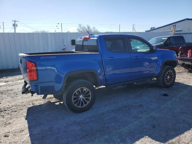 1GCGTEEN6L1133626 - 2020 CHEVROLET COLORADO ZR2 BLUE photo 3