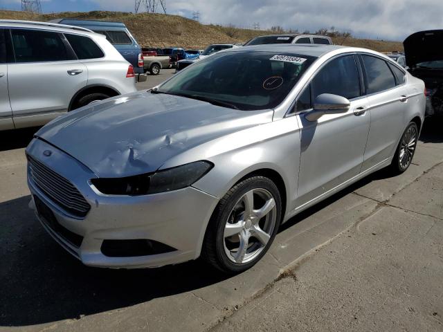 3FA6P0D96ER302839 - 2014 FORD FUSION TITANIUM SILVER photo 1