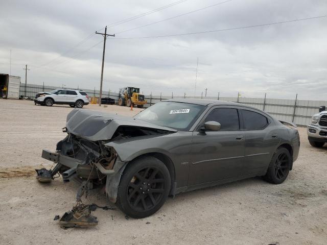 2B3KA53H28H104969 - 2008 DODGE CHARGER R/T GRAY photo 1