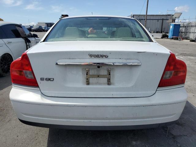 YV1TS92D441351726 - 2004 VOLVO S80 WHITE photo 6