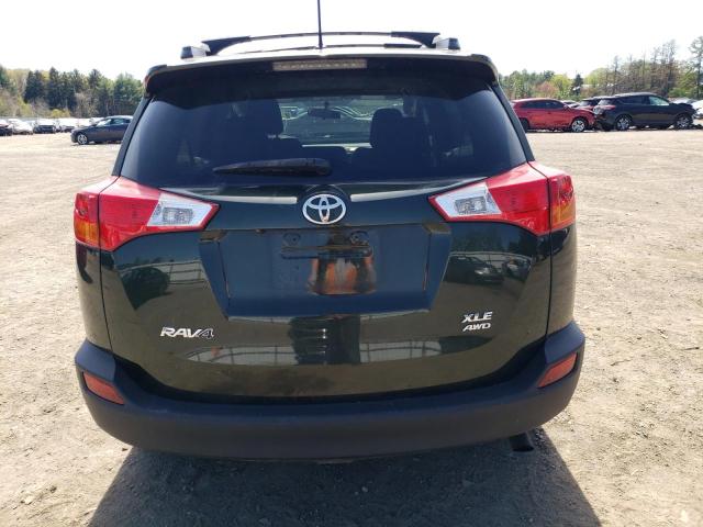 2T3RFREV7DW118417 - 2013 TOYOTA RAV4 XLE GREEN photo 6