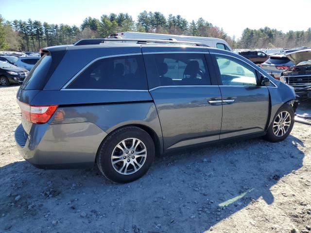 5FNRL5H65DB046080 - 2013 HONDA ODYSSEY EXL GRAY photo 3