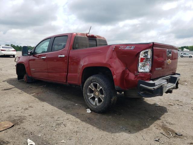 1GCGTDE39G1385384 - 2016 CHEVROLET COLORADO Z71 RED photo 2