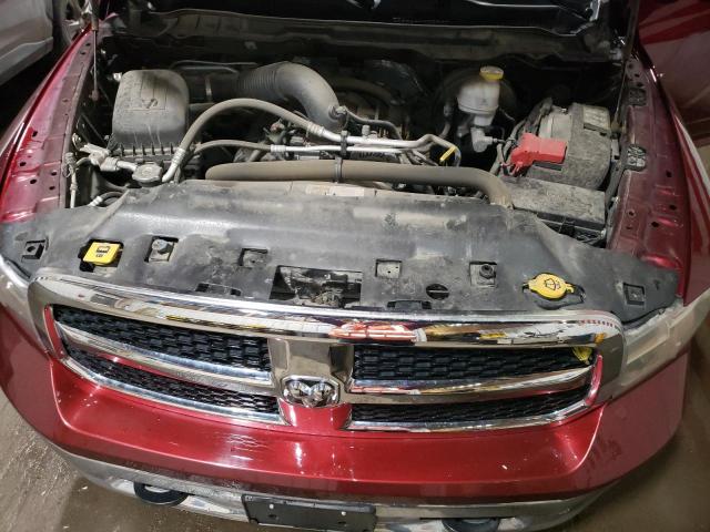 1C6RR7TT0LS129755 - 2020 RAM 1500 CLASS SLT მუქწითელი ფოტო 11