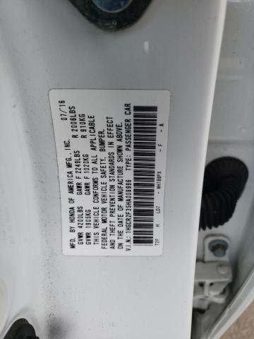 1HGCR2F35HA006996 - 2017 HONDA ACCORD LX WHITE photo 12