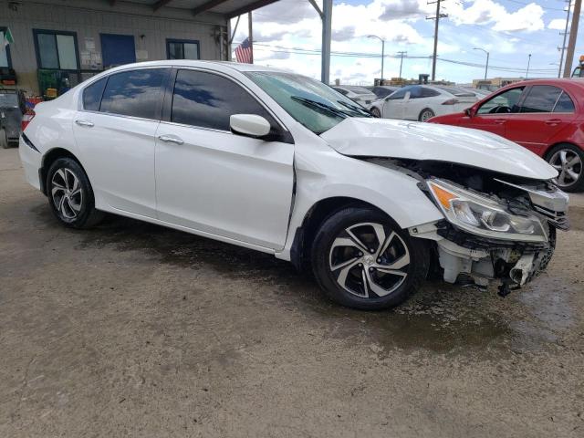 1HGCR2F35HA006996 - 2017 HONDA ACCORD LX WHITE photo 4