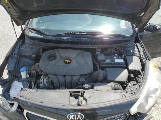 KNAFK4A60F5340384 - 2015 KIA FORTE LX BLACK photo 11