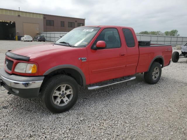 1FTRX18L22NC09401 - 2002 FORD F-150 RED photo 1