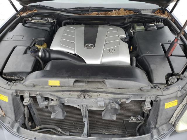 JTHBN36F565052211 - 2006 LEXUS LS 430 GRAY photo 11