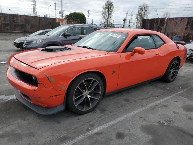 2C3CDZFJXGH351790 - 2016 DODGE CHALLENGER R/T SCAT PACK ORANGE photo 1