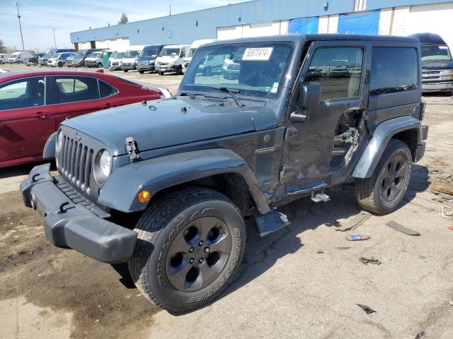 1C4GJWAG7HL594316 - 2017 JEEP WRANGLER SPORT GRAY photo 1