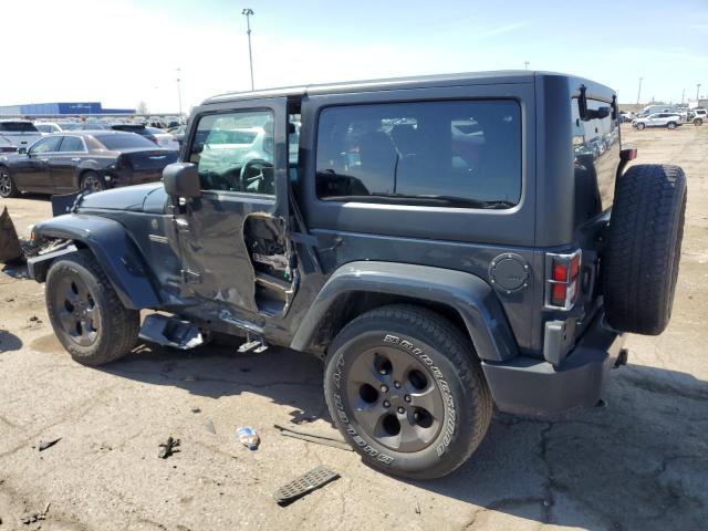 1C4GJWAG7HL594316 - 2017 JEEP WRANGLER SPORT GRAY photo 2