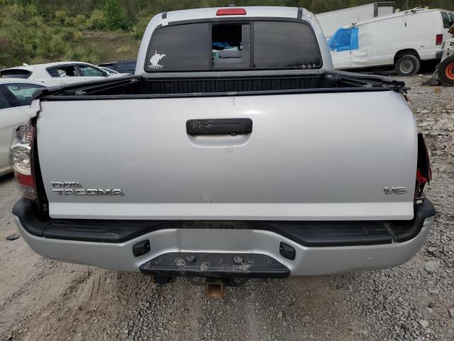 3TMLU4EN9BM057634 - 2011 TOYOTA TACOMA DOUBLE CAB SILVER photo 6