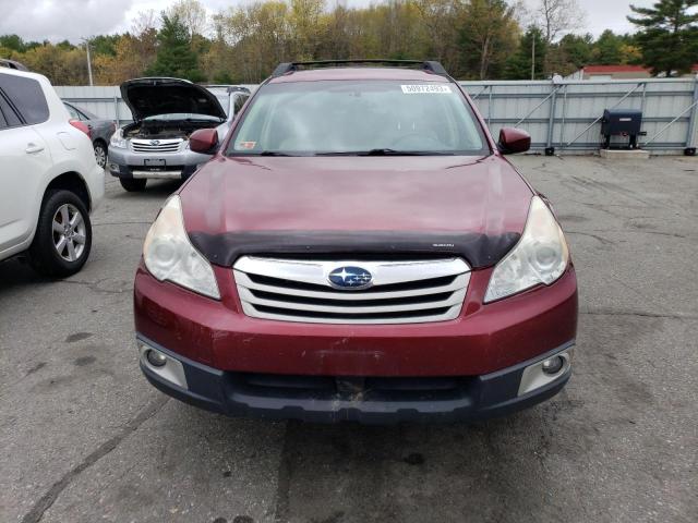 4S4BRBCC4B1440716 - 2011 SUBARU OUTBACK 2.5I PREMIUM RED photo 5