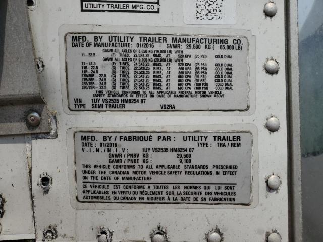 1UYVS2535HM825407 - 2017 UTILITY 10TRAILER 白色 照片 10