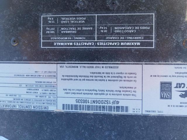 4UF1S2DD6NT100335 - 2022 ARCTIC CAT SNOWMOBILE 石墨色 照片 10