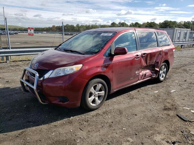 5TDKA3DC7CS015480 - 2012 TOYOTA SIENNA BASE RED photo 1