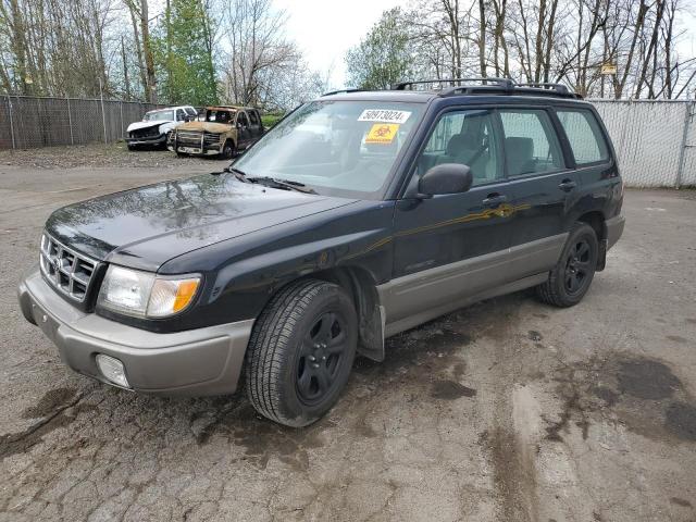 JF1SF6552XH702322 - 1999 SUBARU FORESTER S BLACK photo 1