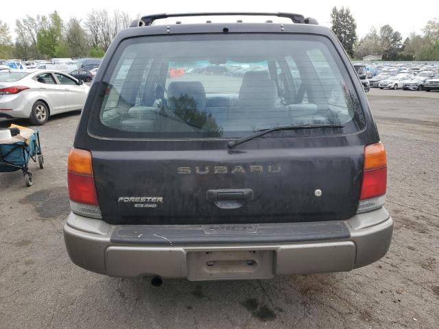 JF1SF6552XH702322 - 1999 SUBARU FORESTER S BLACK photo 6