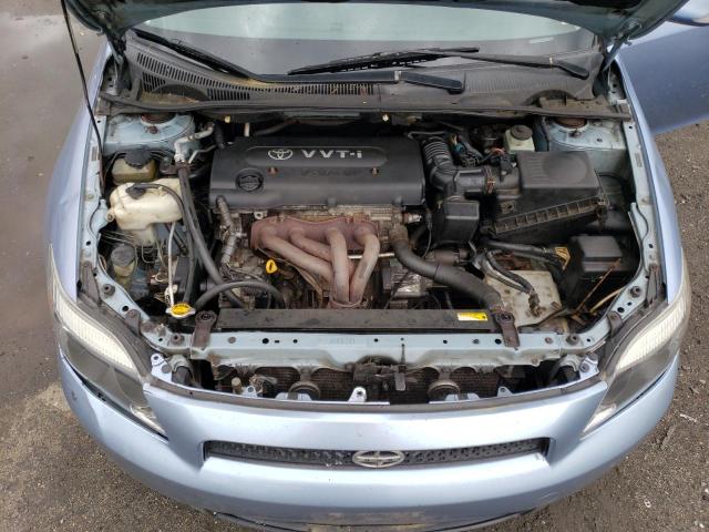JTKDE167880254587 - 2008 TOYOTA SCION TC BLUE photo 11