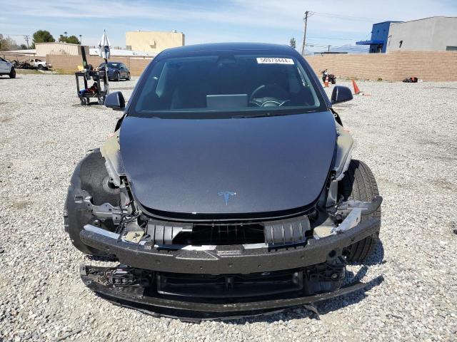 5YJ3E1EA4PF708012 - 2023 TESLA MODEL 3 GRAY photo 5